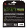 Imagem de Corda Solinco Tour Bite 16L 1.25mm Prata X Vanquish 16L 1.30mm Natural - Set Individual