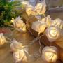 Imagem de Cordão 20 Rosas com LEDs 3,8m a Pilha