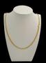 Imagem de Cordão 3mm grumet feminino - banhado a ouro 18k