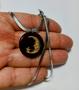 Imagem de Cordão Aço Inox com Pingente A lua Encantada