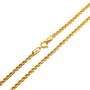 Imagem de Cordão Baiano Colar Com Pingente de Cruz Palito Ouro 18k 50 cm