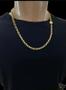 Imagem de Cordão Banhado A Ouro 18k Cadeado 6mm Com Pingente De Letra
