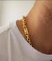 Imagem de Cordão Banhado A Ouro 18k Cadeado 8mm Com Pulseira+pingente