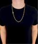 Imagem de Cordão Banhado A Ouro 18K Modelo Tijolinho 6Mm Com Pulseira