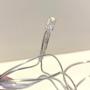 Imagem de Cordão Com 100 Lampadas De Led Formato Pequena Gota 10 Metros Fio Crystal Cor:Banco frio