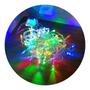 Imagem de Cordão Com 100 Lampadas Super Led Pisca Pisca 10 Metros 8 Funções Fio Crystal Cor:Colorido