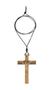 Imagem de Cordão Com Crucifixo De São Bento - 8cm Marrom Claro