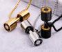 Imagem de Cordão com Pingente em Aço Inox Barbell Dumbbell Fitness Academia