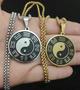 Imagem de Cordão com Pingente em Aço Inox Tai Chi Yin Yang