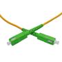 Imagem de Cordão De Fibra Óptica Simplex Monomodo Sm Sc-apc Sc-apc 9/125µm 10 Metros