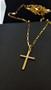 Imagem de Cordão De Ouro 18k Masculino Com Ping Crucifixo
