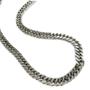 Imagem de Cordao Elo Duplo Grossa Grande Com Pulseira Masculina Aço Inox
