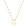 Imagem de Cordão Feminino Ouro 18k 45cm Com Pingente Casal Filhos