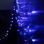 Imagem de Cordão Fio de Led Pisca Pisca Luz Natal 100 LEDs 8 Metros Azul 127V ou 220V 101077/102078