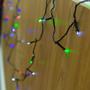 Imagem de Cordão Fio de Luz Led Pisca Pisca Decoração de Natal 100 LEDs 8 Metros Colorido 127V ou 220V Haiz 902074/901079