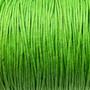 Imagem de Cordão Fio Encerado Verde 1mm Algodão 3 Rolos 100 Metros