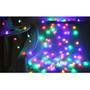 Imagem de Cordão Led Luz Varal 8 Funções 80 Bolinhas 8m Fio Transparente Colorido 110V