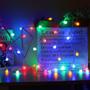 Imagem de Cordão Luminoso Pisca Pisca Colorido Com 50 Leds Globo 220V