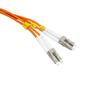 Imagem de Cordão Óptico Duplex Multimodo Com Conectores LC-PC/LC-PC 62,5/125µm - 2,5 Metros