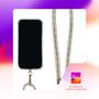 Imagem de Cordão para celular pescoço universal cru com cinza geonav