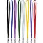 Imagem de Cordão para Crachá em Tecido Cores Sortidas com Jacaré Pacote com 12 Unidades