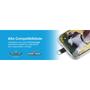 Imagem de Cordão Para Smartphone I2go - Cell Phone Lanyard - BRANCO COM PRETO