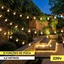 Imagem de Cordao Pisca Led 40 Bolinhas Branco Quente