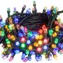 Imagem de Cordão pisca pisca 100 leds colorido 8 funções 10m natal 