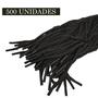 Imagem de Cordão Preto Para Alça De Sacolas Com Ponteira 35cm