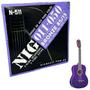 Imagem de Cordas Violão Nig Aço 11-50 Light com bolinha + palheta + corda extra