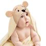 Imagem de Cordeiros & Ivy Disney Baby Winnie The Pooh Tan Algodão Encapuzado Toalha de Banho Bebê