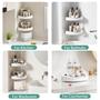 Imagem de Corner Shower Caddy LAMU Lazy Susan, pacote com 2 unidades giratórias