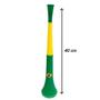 Imagem de Corneta Vuvuzela Copa Brasil Grande Buzina Torcida Verde Amarela Retrátil