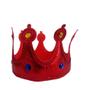Imagem de Coroa Chapéu bordado em Tecido Carnaval Festa Aniversário Cosplay príncipe princesa Fantasia