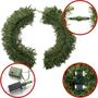 Imagem de Coroa de Natal Artificial Casafield Pré-Iluminada (122cm) - Luzes Brancas