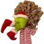 Imagem de Coroa de Natal Wokex Christmas Thief Burlap com pernas de Grinch