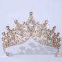 Imagem de Coroa noiva grande dourada com prata debutante damas