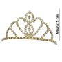 Imagem de Coroa Tiara Com Pente Strass Noiva Debutante Luxo Festa Moda