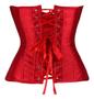 Imagem de Corpete Corset Corselet Cinta Redutora Vermelho Bordô M601