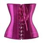 Imagem de Corpete Corset Corselet Espartilho Modela Cintura Poliéster Tam 38 a 54 Cores