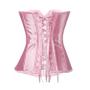 Imagem de Corpete Corset Corselet Espartilho Modela Cintura Poliéster Tam 38 a 54 Cores