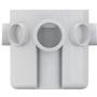 Imagem de Corpo Da Caixa Sifonada Esgoto PVC Branca Para Banheiro E Cozinha N.05 De DN 150x150x50mm Tigre