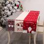 Imagem de Corredor de Mesa Bordado com Floco de Neve - Estilo Antigo