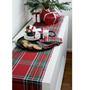 Imagem de Corredor de mesa Solino Home Linen Madras Holiday Plaid vermelho 3,6 m