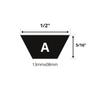 Imagem de Correia Transmissão V Gates A-55 1/2 Pol 5 Unidades