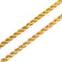 Imagem de Corrente Colar Cordão Baiano Corda Em Ouro 18k Diamantado 60 cm