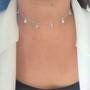 Imagem de Corrente Colar Feminino Choker Com Pingentes Gotas Prata 925