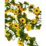 Imagem de Corrente Com 72 Flores De Girassol Artificial 190cm 