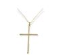 Imagem de corrente com crucifixo ouro 18/750