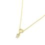 Imagem de Corrente Com Pingente Criança de Ouro 18k Bailarina 45cm Cordão Colar Gargantilha Feminina